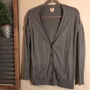 Grey Button down Cardigan